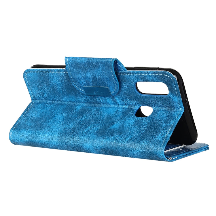 For Samsung Galaxy A70e Crazy Horse Texture Horizontal Flip Leather Case with Holder & 6-Card Slots & Wallet
