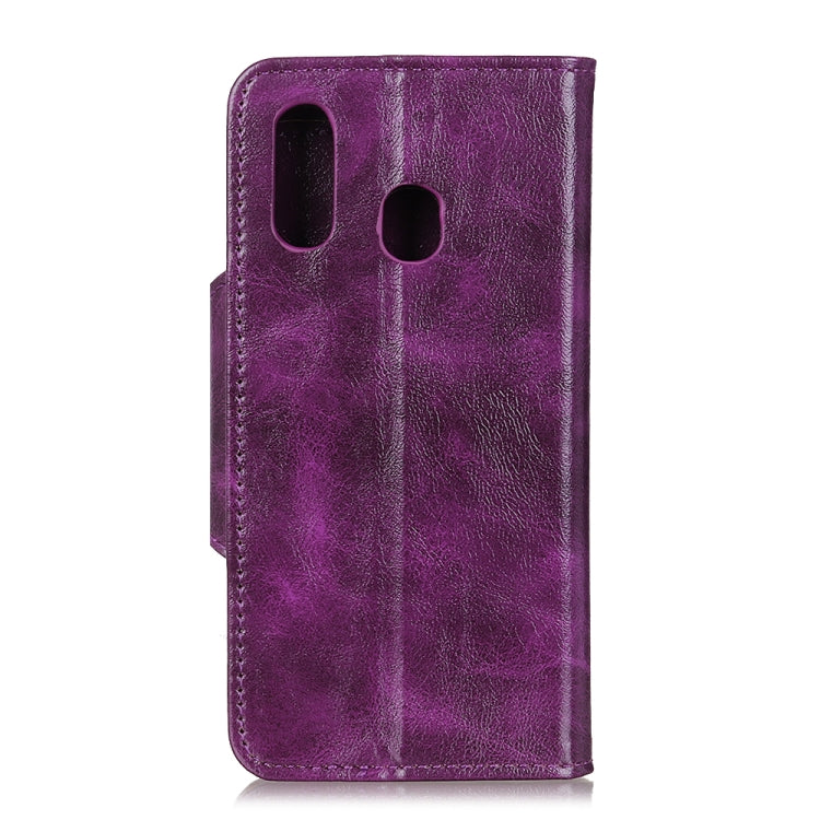 For Samsung Galaxy A70e Crazy Horse Texture Horizontal Flip Leather Case with Holder & 6-Card Slots & Wallet
