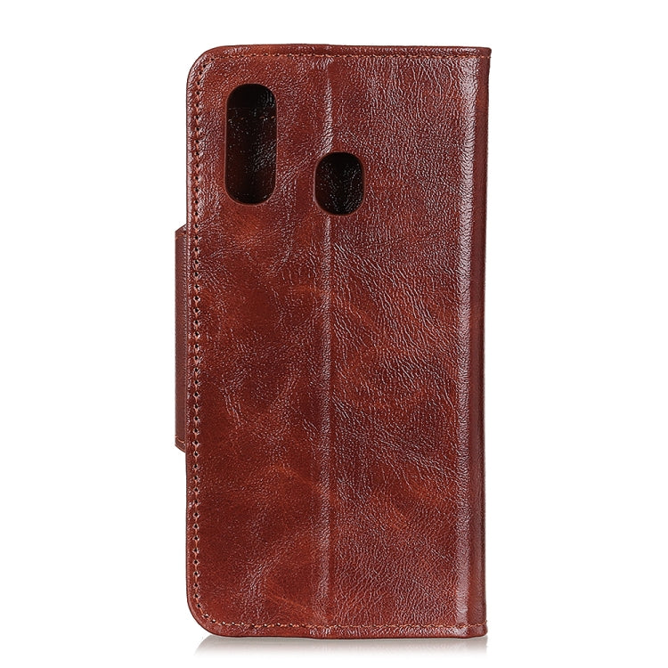 For Samsung Galaxy A70e Crazy Horse Texture Horizontal Flip Leather Case with Holder & 6-Card Slots & Wallet