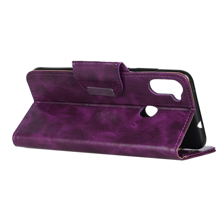 For Samsung Galaxy M11 Crazy Horse Texture Horizontal Flip Leather Case with Holder & 6-Card Slots & Wallet