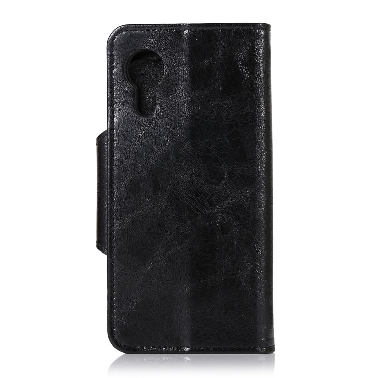 For Samsung Galaxy Xcover 5 Crazy Horse Texture Horizontal Flip Leather Case with Holder & 6-Card Slots & Wallet
