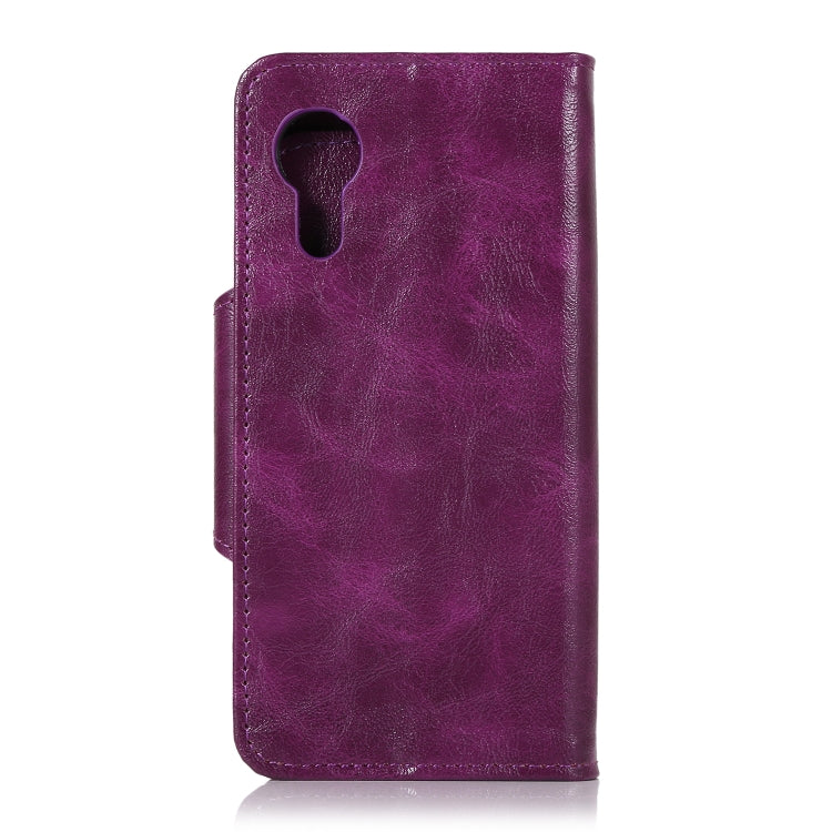 For Samsung Galaxy Xcover 5 Crazy Horse Texture Horizontal Flip Leather Case with Holder & 6-Card Slots & Wallet