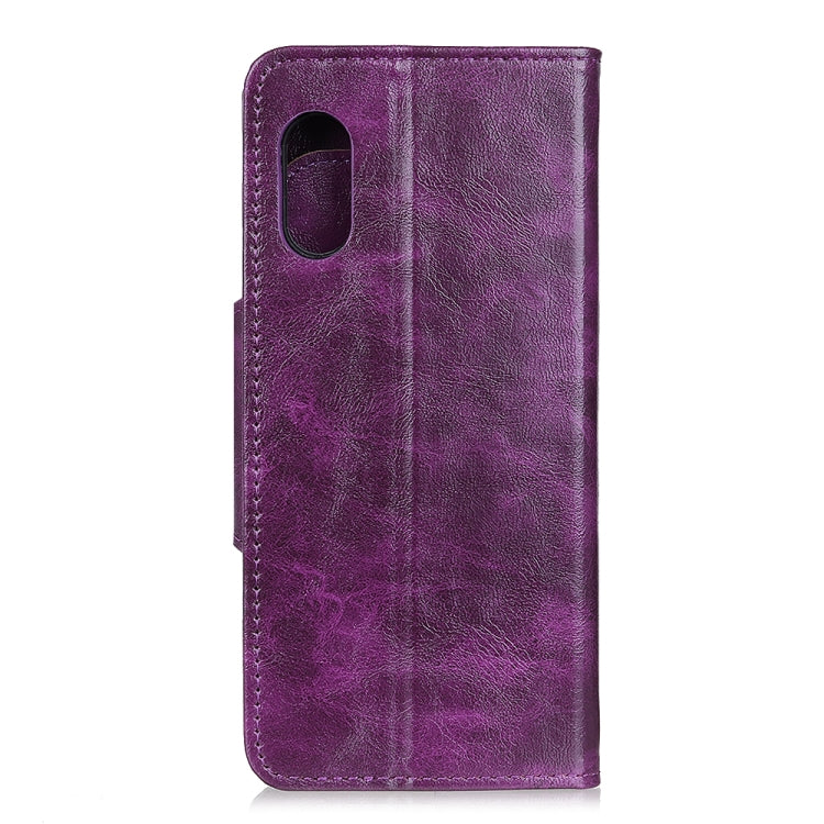 For Samsung Galaxy Xcover Pro Crazy Horse Texture Horizontal Flip Leather Case with Holder & 6-Card Slots & Wallet