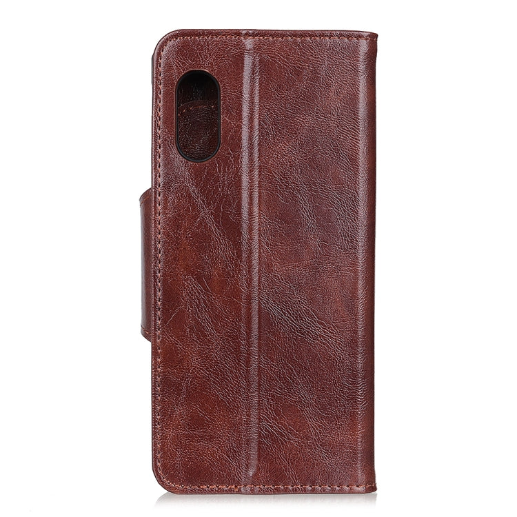 For Samsung Galaxy Xcover Pro Crazy Horse Texture Horizontal Flip Leather Case with Holder & 6-Card Slots & Wallet