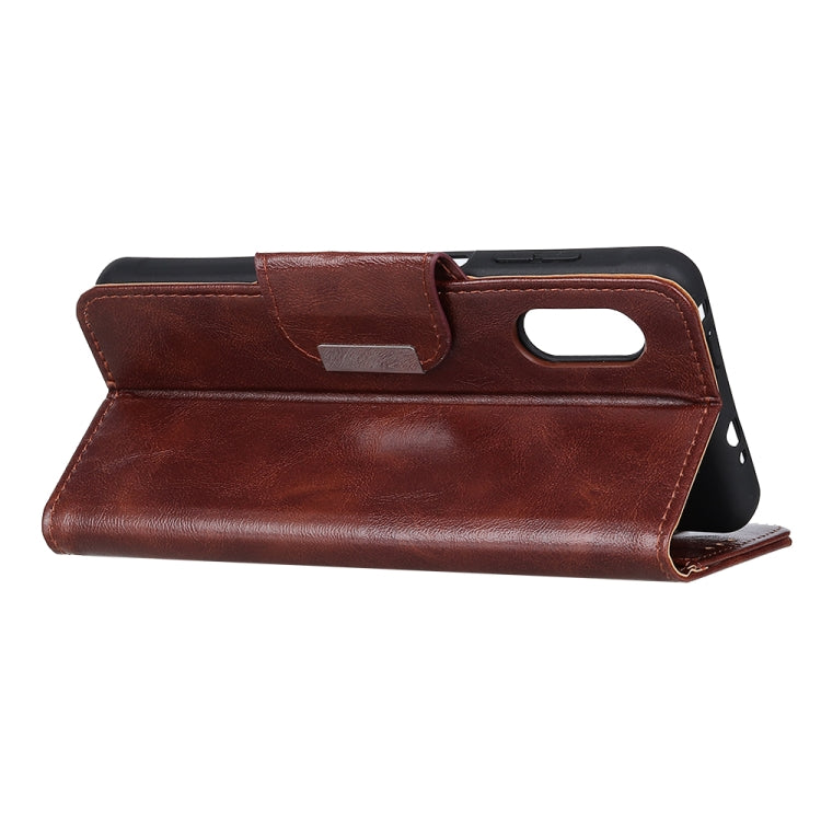 For Samsung Galaxy Xcover Pro Crazy Horse Texture Horizontal Flip Leather Case with Holder & 6-Card Slots & Wallet