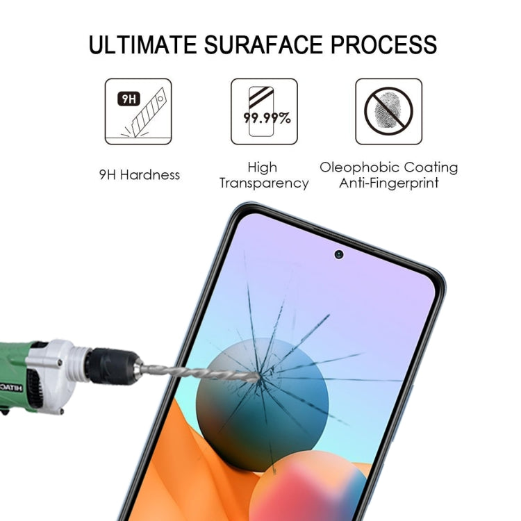 For Xiaomi Redmi Note 10 Pro / 10 Pro Max Full Glue Full Cover Screen Protector Tempered Glass Film