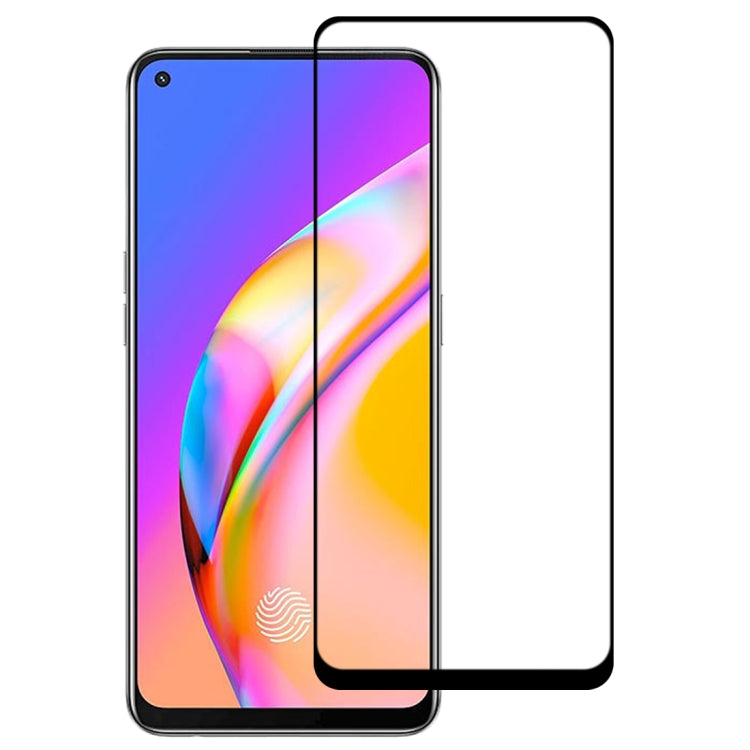 For OPPO F19 Pro Full Glue Full Cover Screen Protector Tempered Glass Film