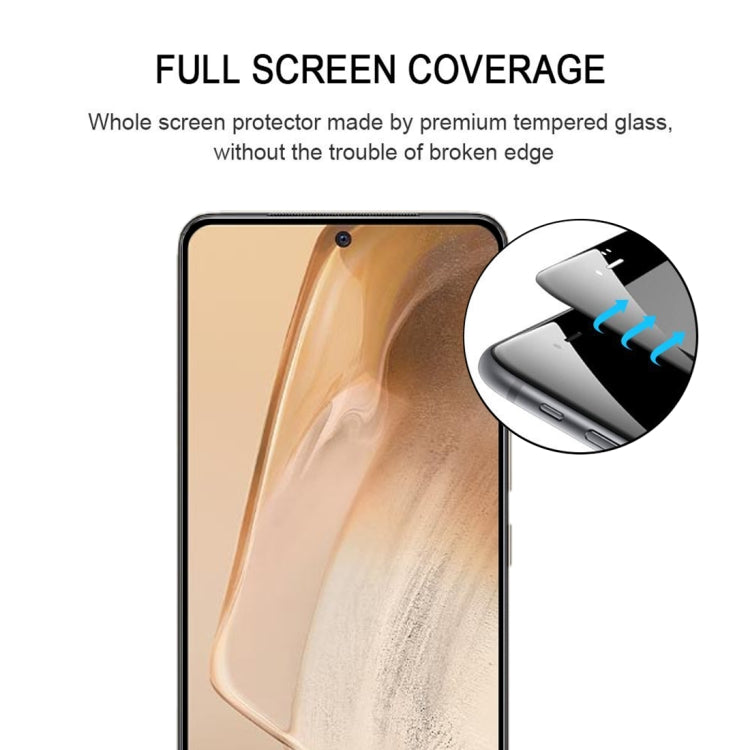 For vivo iQOO Neo5 Full Glue Full Cover Screen Protector Tempered Glass Film