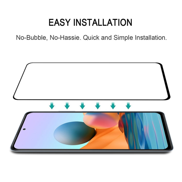 For Xiaomi Redmi Note 10 Pro / 10 Pro Max 25 PCS Full Glue Full Cover Screen Protector Tempered Glass Film