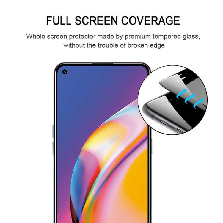 For OPPO Reno5 Lite 25 PCS Full Glue Full Cover Screen Protector Tempered Glass Film