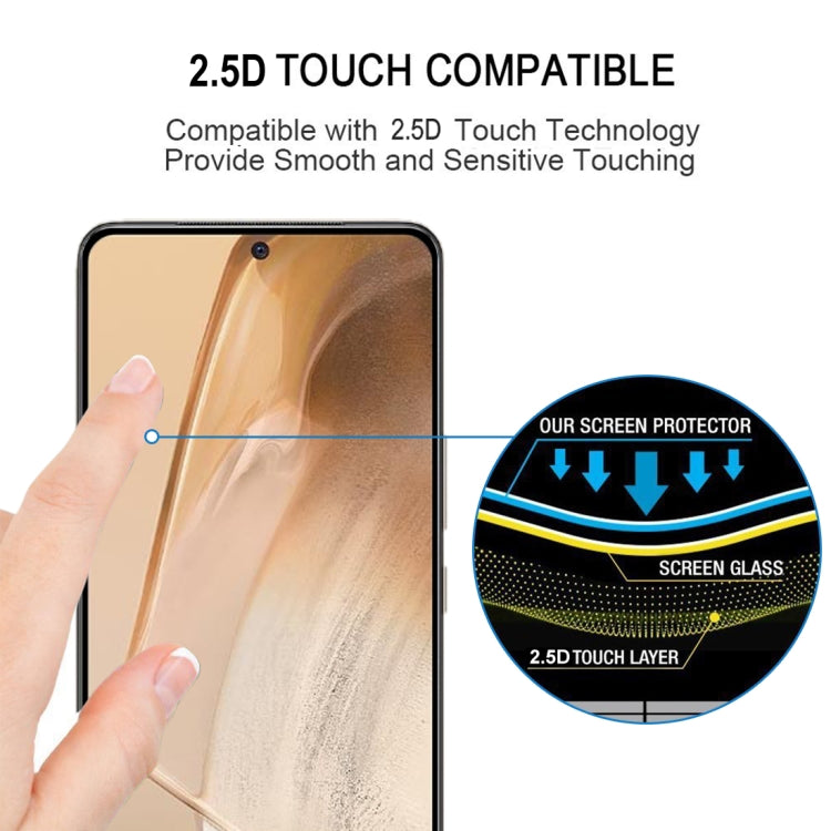 For vivo iQOO Neo5 25 PCS Full Glue Full Cover Screen Protector Tempered Glass Film