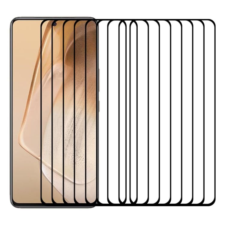For vivo iQOO Neo5 25 PCS Full Glue Full Cover Screen Protector Tempered Glass Film