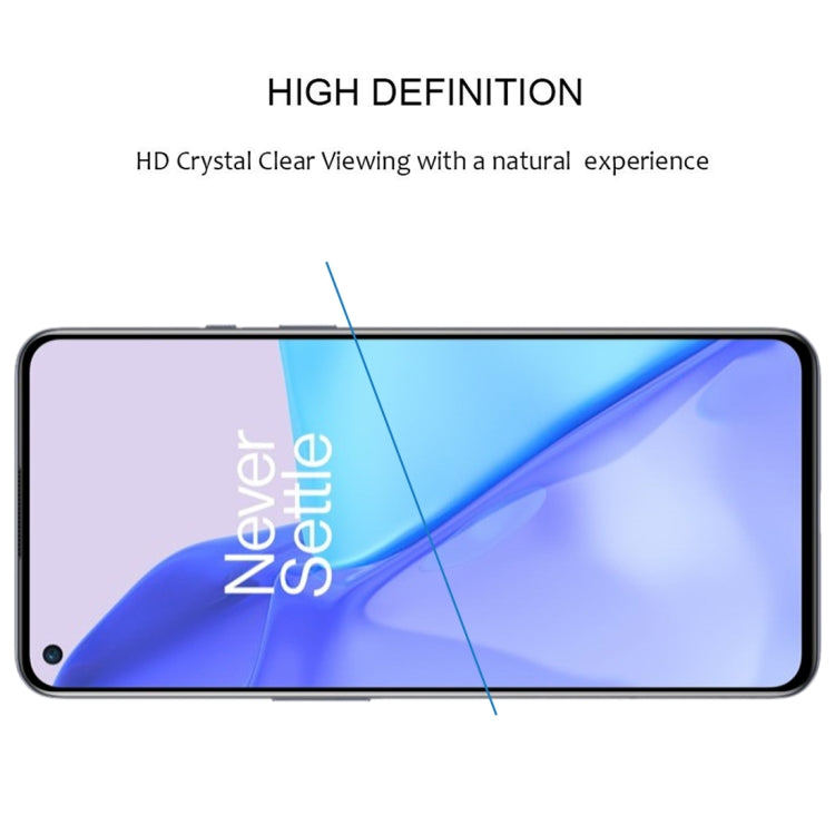 For OnePlus 9 / 9R 25 PCS Full Glue Full Cover Screen Protector Tempered Glass Film