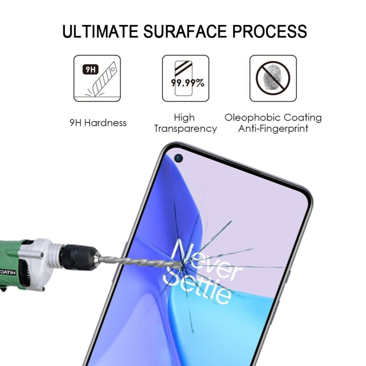 For OnePlus 9 / 9R 25 PCS Full Glue Full Cover Screen Protector Tempered Glass Film