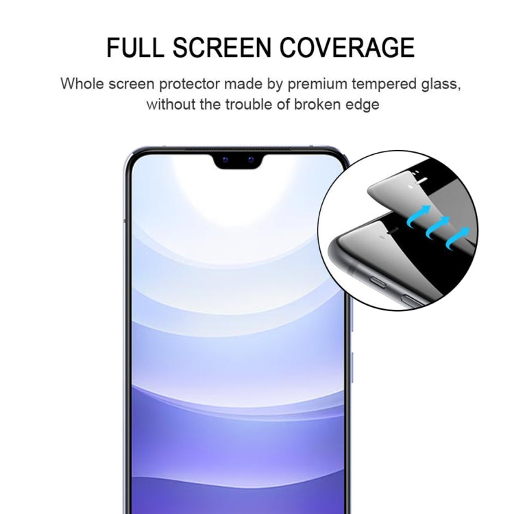 For vivo S9 25 PCS Full Glue Full Cover Screen Protector Tempered Glass Film
