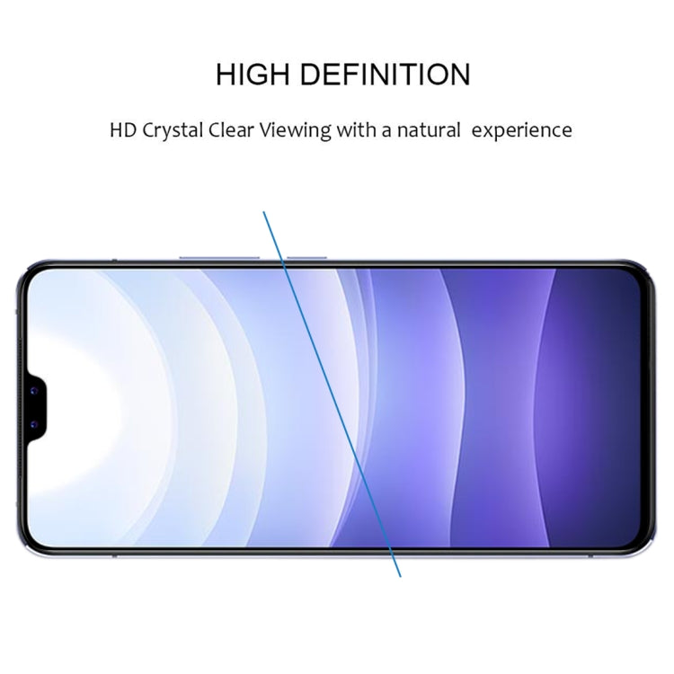 For vivo S9 25 PCS Full Glue Full Cover Screen Protector Tempered Glass Film