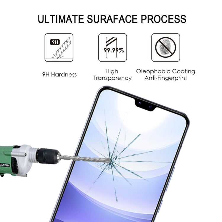 For vivo S9 25 PCS Full Glue Full Cover Screen Protector Tempered Glass Film