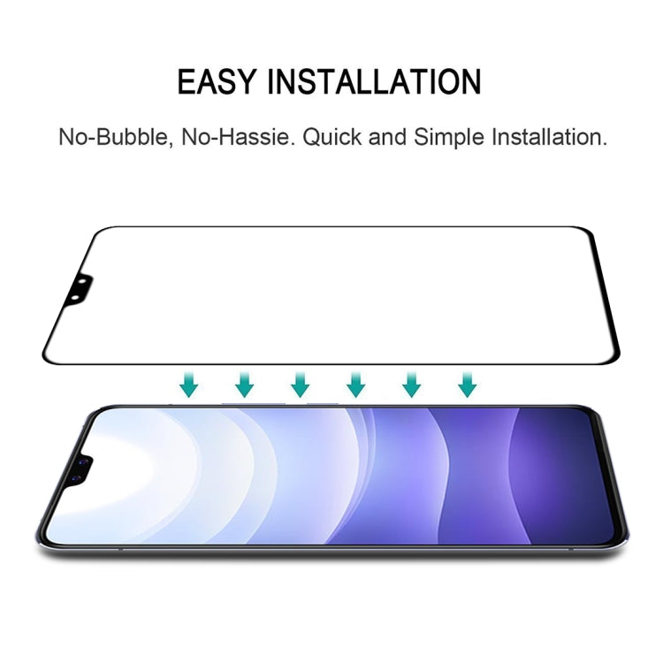 For vivo S9 25 PCS Full Glue Full Cover Screen Protector Tempered Glass Film