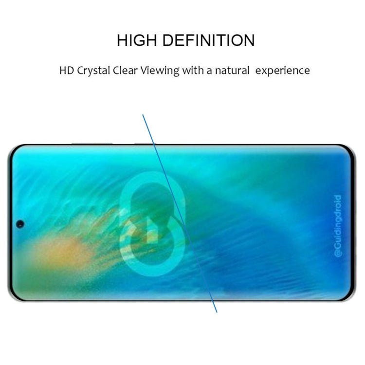 For Huawei P50 Pro+ 3D Curved Edge Full Screen Tempered Glass Film(Black)