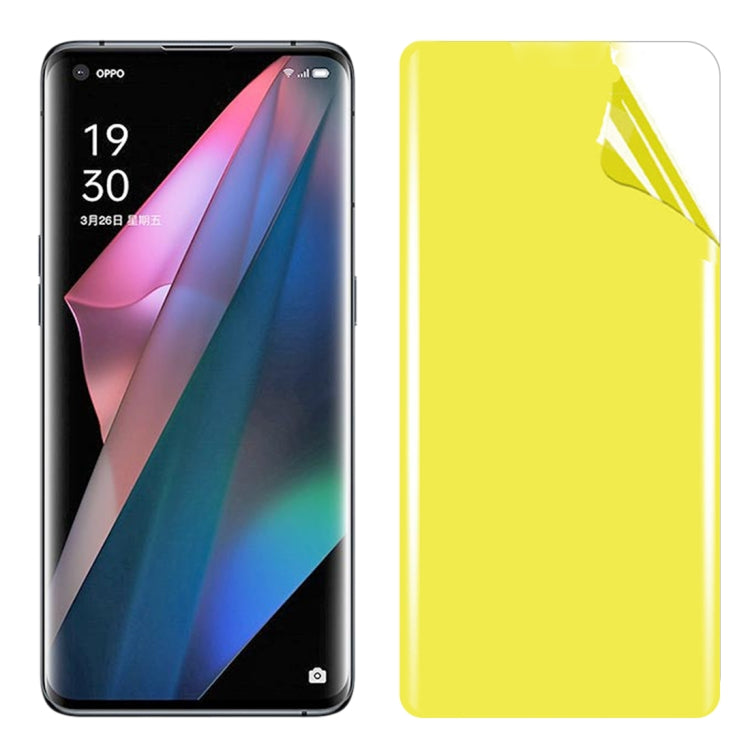 For OPPO Find X3 Pro Soft TPU Full Coverage Front Screen Protector