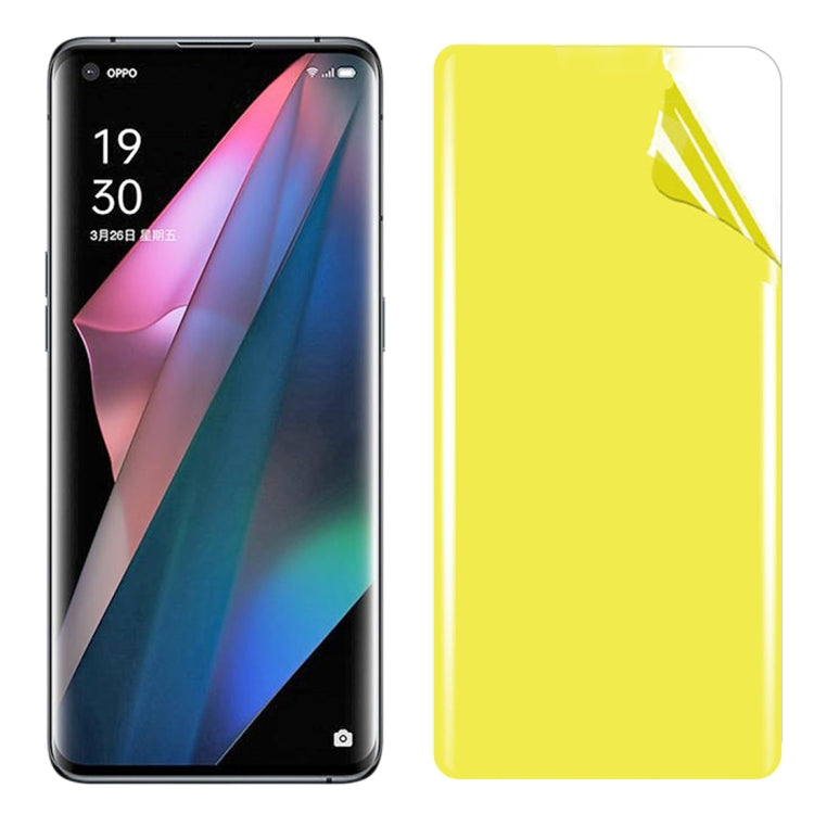 For OPPO Find X3 Soft TPU Full Coverage Front Screen Protector