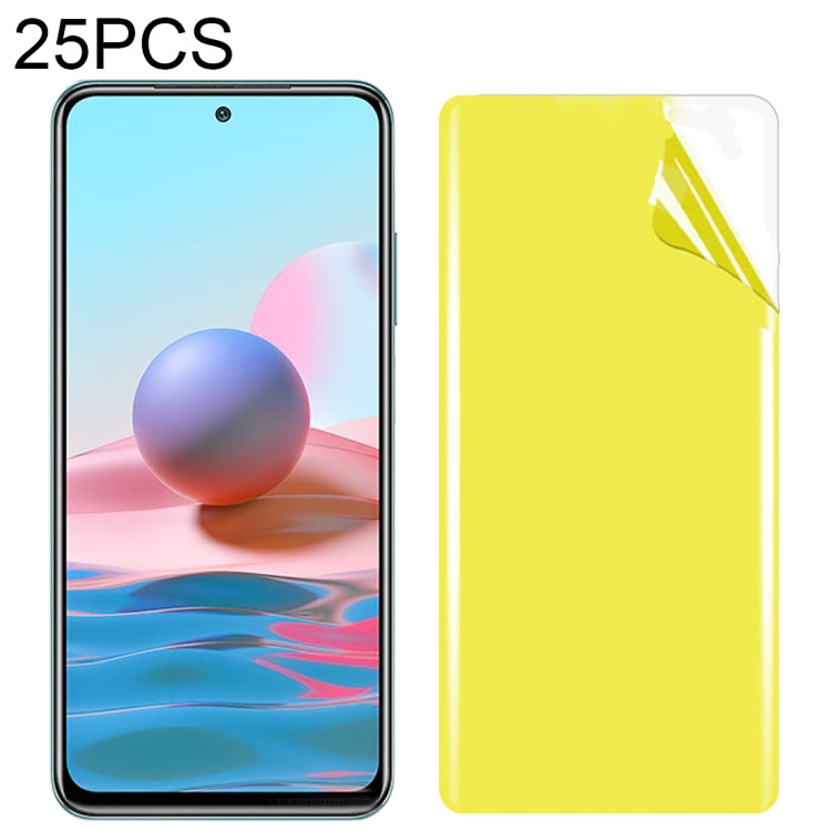 For Xiaomi Redmi Note 10 4G / 5G / Note 10s 25 PCS Soft TPU Full Coverage Front Screen Protector