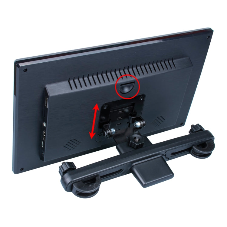 10 inch Car Rear Row HD External Headrest Multimedia Navigation System Suppot Phonelink + Speaker + FM Transimitter + WiFi + 4G