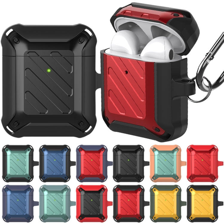 Wireless Earphones Shockproof Bumblebee Twill Silicone Protective Case For AirPods 1/2