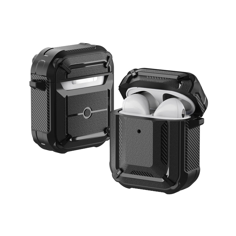 Wireless Earphones Shockproof Diamond Square Pattern Silicone Protective Case For AirPods 1/2