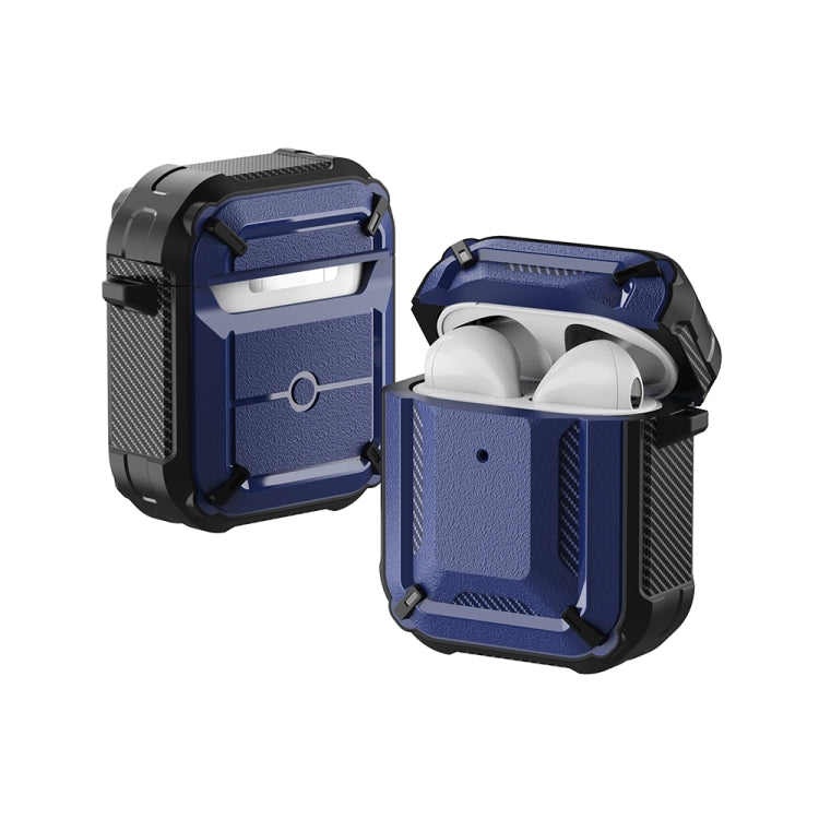 Wireless Earphones Shockproof Diamond Square Pattern Silicone Protective Case For AirPods 1/2