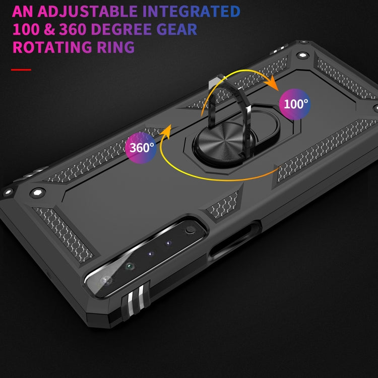 For LG Stylo 7 4G Shockproof TPU + PC Protective Case with 360 Degree Rotating Holder