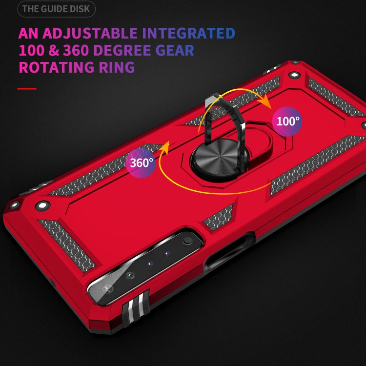For LG Stylo 7 4G Shockproof TPU + PC Protective Case with 360 Degree Rotating Holder