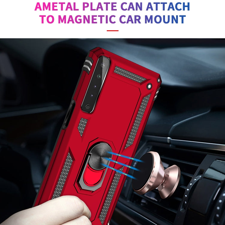 For LG Stylo 7 4G Shockproof TPU + PC Protective Case with 360 Degree Rotating Holder