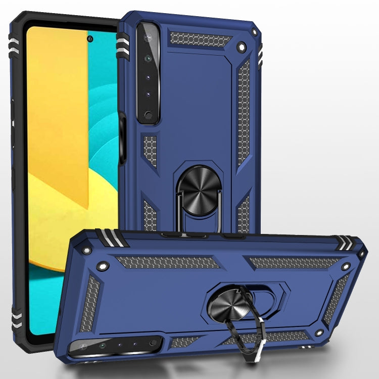 For LG Stylo 7 4G Shockproof TPU + PC Protective Case with 360 Degree Rotating Holder