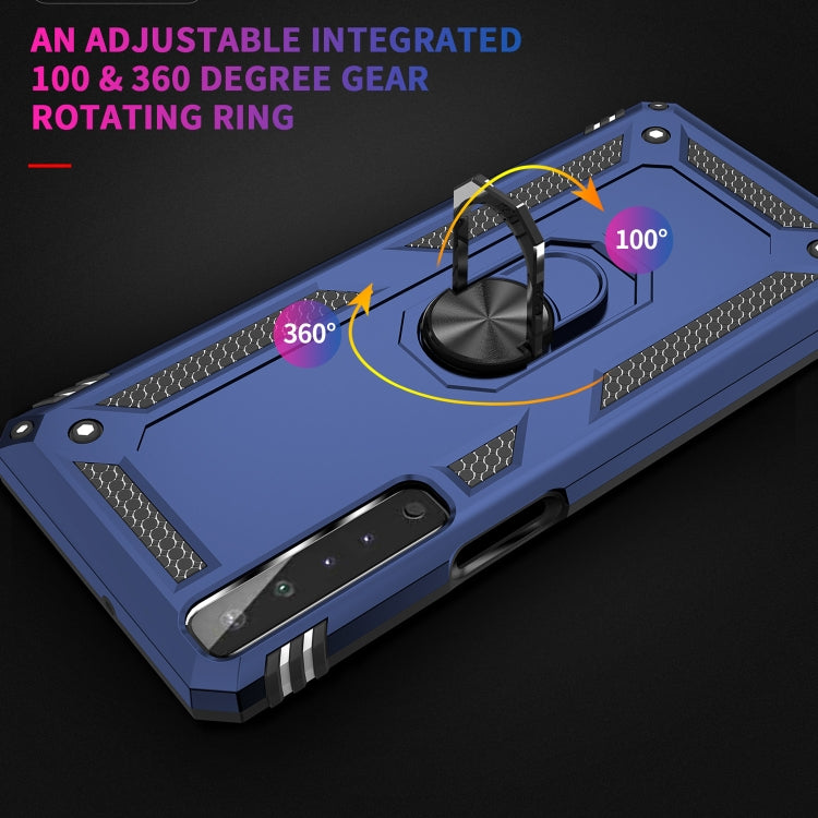 For LG Stylo 7 4G Shockproof TPU + PC Protective Case with 360 Degree Rotating Holder