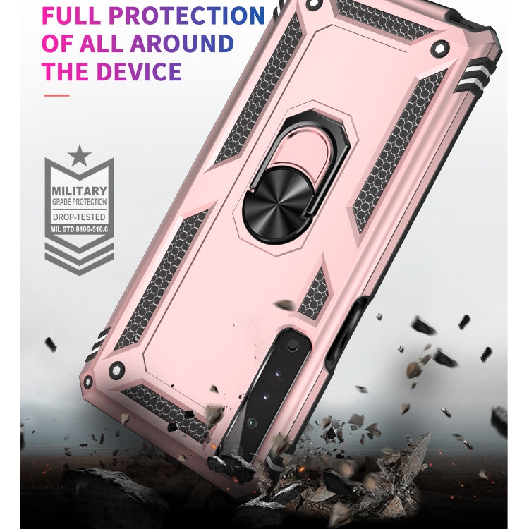 For LG Stylo 7 4G Shockproof TPU + PC Protective Case with 360 Degree Rotating Holder