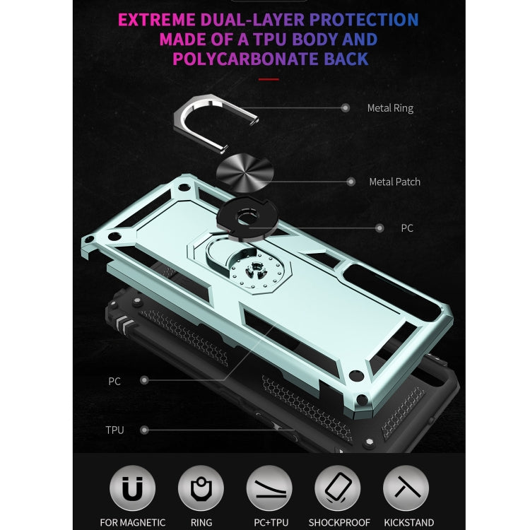 For LG Stylo 7 4G Shockproof TPU + PC Protective Case with 360 Degree Rotating Holder