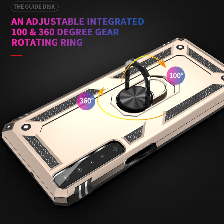 For LG Stylo 7 4G Shockproof TPU + PC Protective Case with 360 Degree Rotating Holder