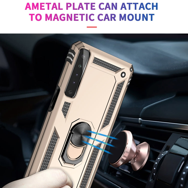 For LG Stylo 7 4G Shockproof TPU + PC Protective Case with 360 Degree Rotating Holder