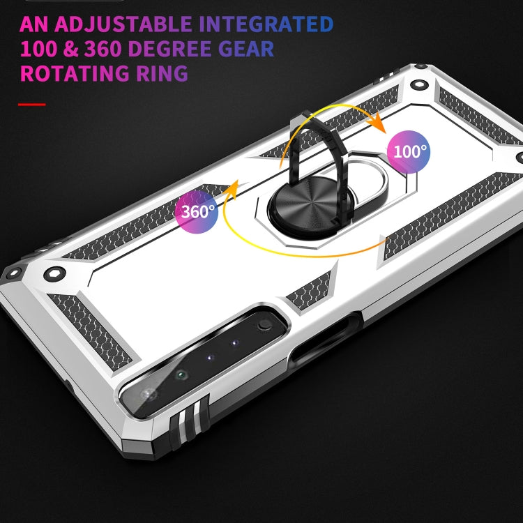 For LG Stylo 7 4G Shockproof TPU + PC Protective Case with 360 Degree Rotating Holder