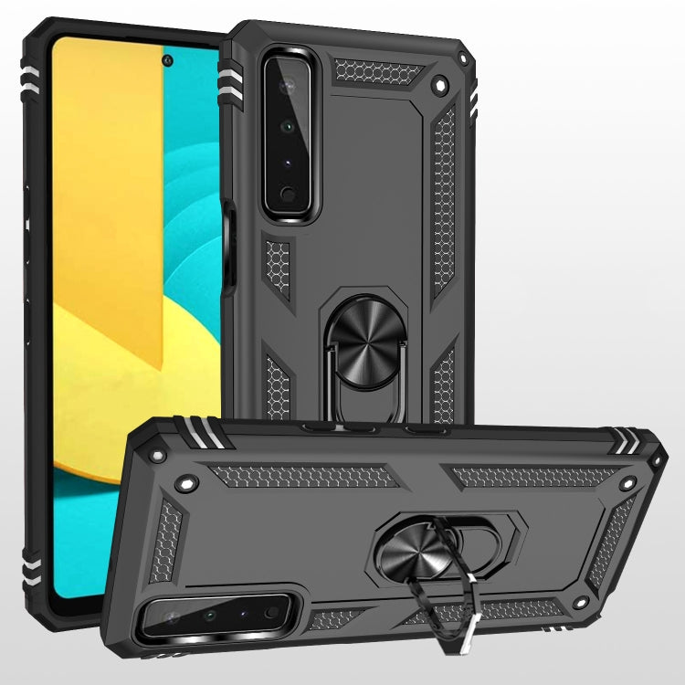 For LG Stylo 7 5G Shockproof TPU + PC Protective Case with 360 Degree Rotating Holder
