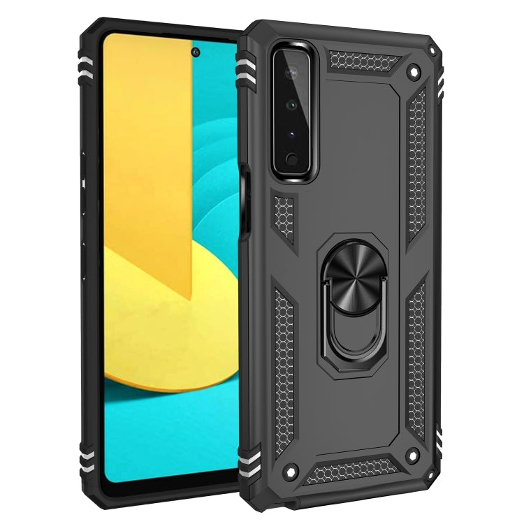 For LG Stylo 7 5G Shockproof TPU + PC Protective Case with 360 Degree Rotating Holder