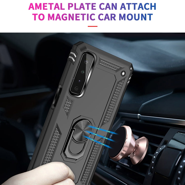 For LG Stylo 7 5G Shockproof TPU + PC Protective Case with 360 Degree Rotating Holder