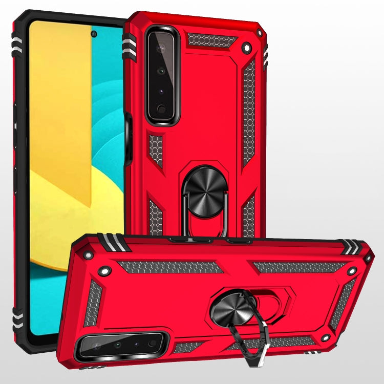 For LG Stylo 7 5G Shockproof TPU + PC Protective Case with 360 Degree Rotating Holder