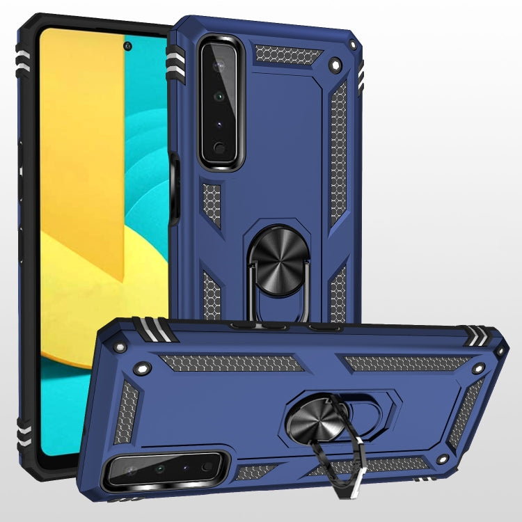 For LG Stylo 7 5G Shockproof TPU + PC Protective Case with 360 Degree Rotating Holder
