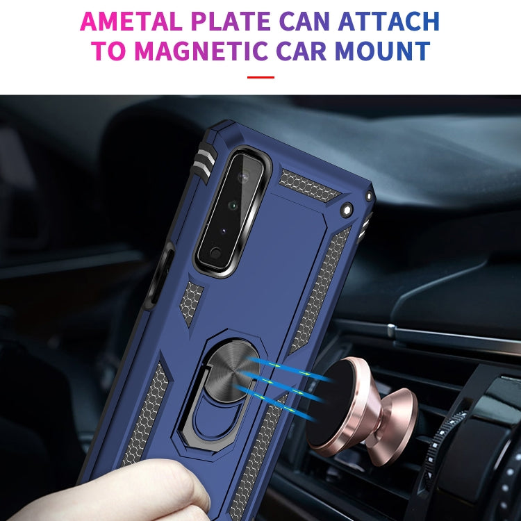 For LG Stylo 7 5G Shockproof TPU + PC Protective Case with 360 Degree Rotating Holder