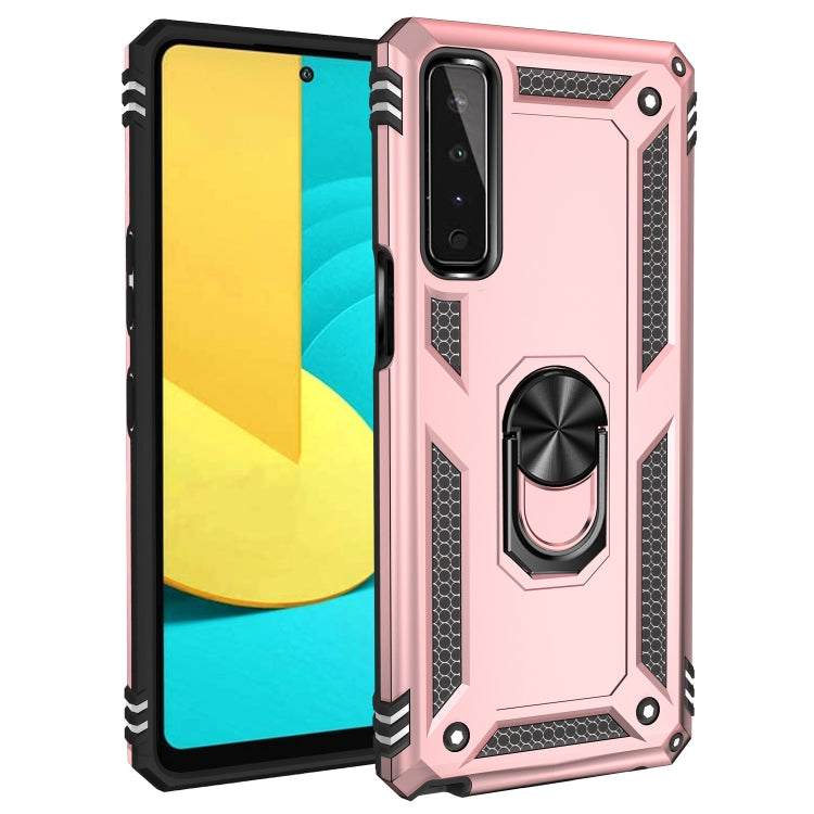 For LG Stylo 7 5G Shockproof TPU + PC Protective Case with 360 Degree Rotating Holder
