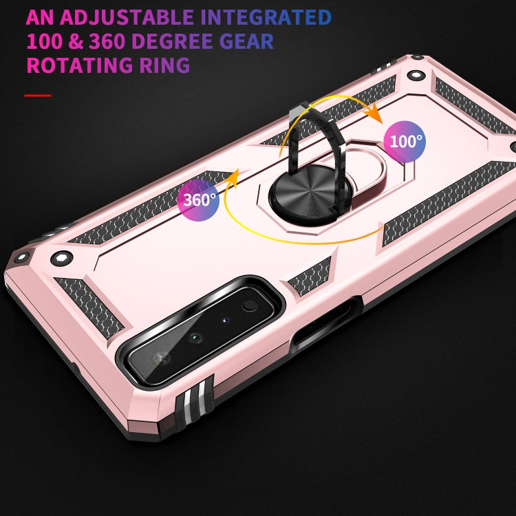 For LG Stylo 7 5G Shockproof TPU + PC Protective Case with 360 Degree Rotating Holder