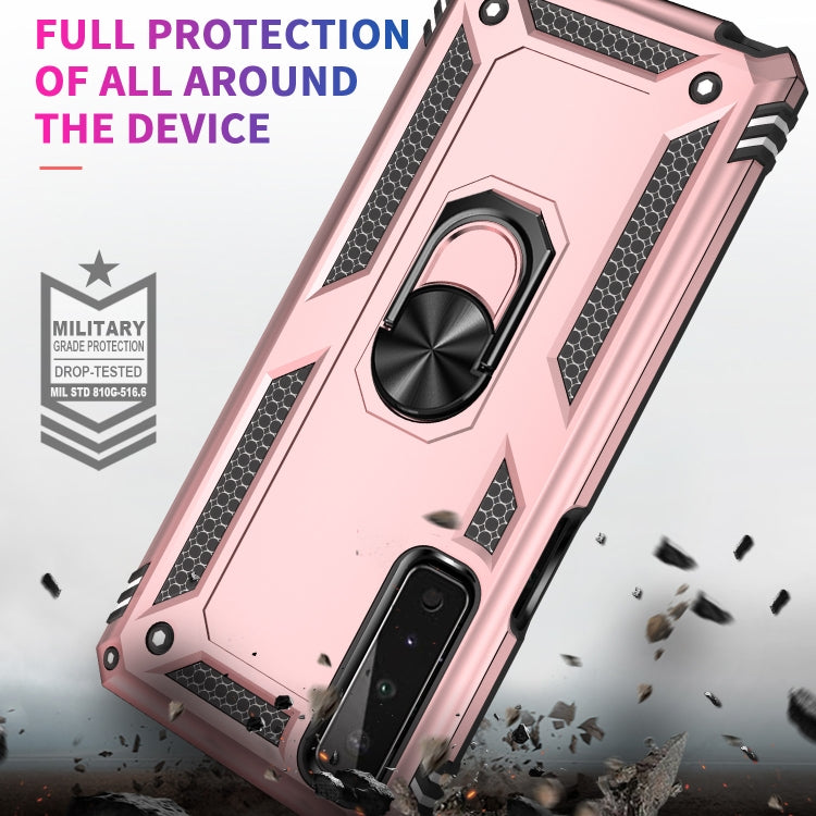 For LG Stylo 7 5G Shockproof TPU + PC Protective Case with 360 Degree Rotating Holder