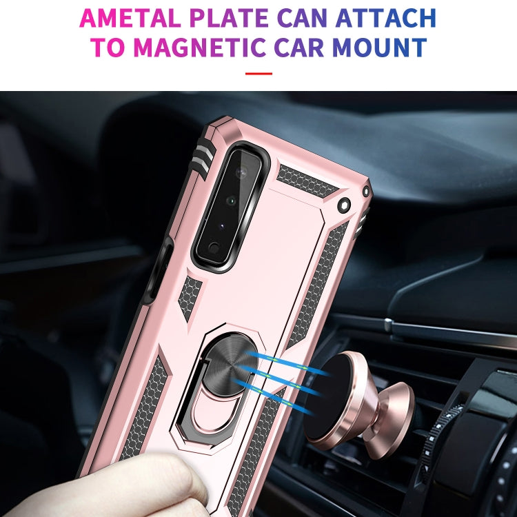 For LG Stylo 7 5G Shockproof TPU + PC Protective Case with 360 Degree Rotating Holder